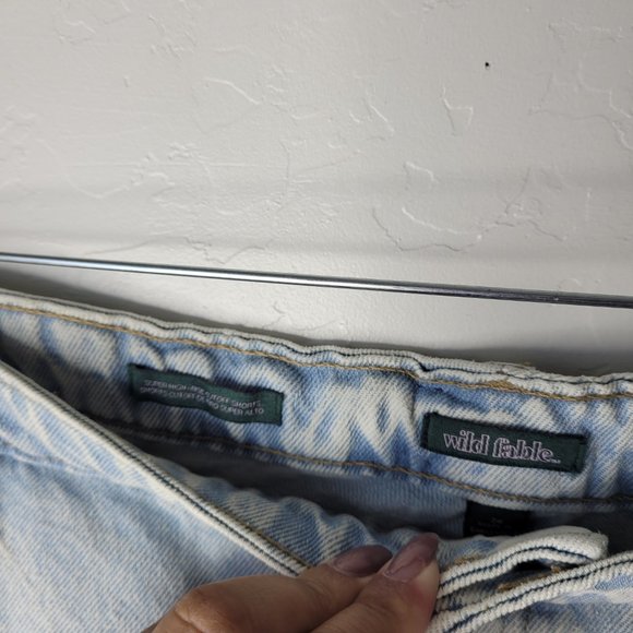 Wild Fable Plus Size Super High Rise Cut Off Shorts - Picture 5 of 8